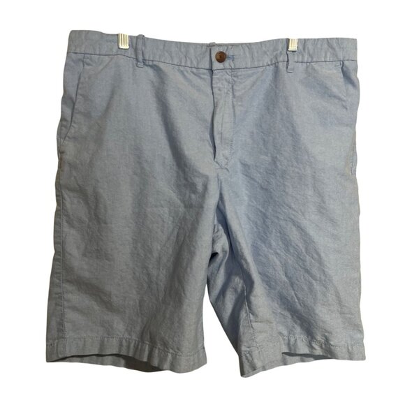 Izod Mens Light Blue Cotton Shorts Size 38 - Picture 1 of 5